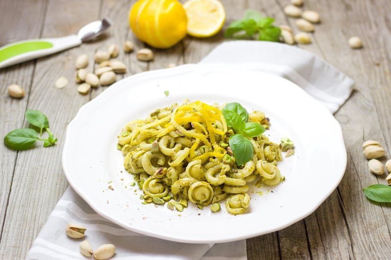 Zucchini Noodles with Pesto